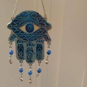 Blue Evil Eye Ornament (for protection)